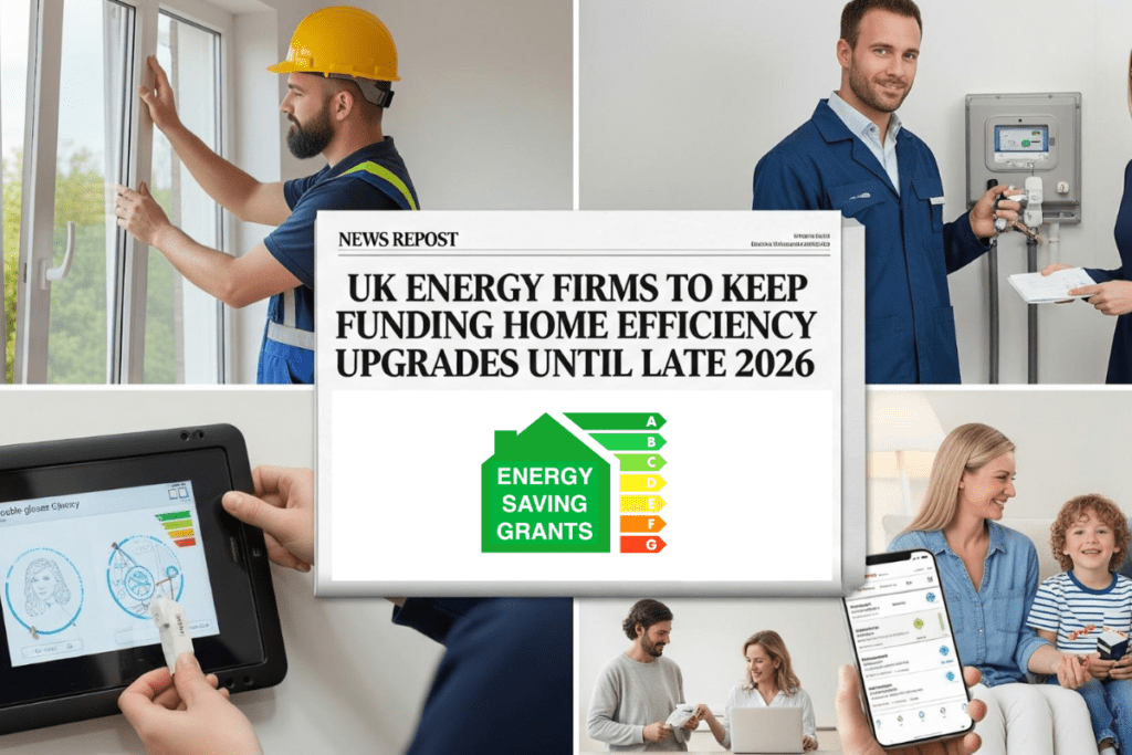 UK Energy Firms to Keep Funding Home Efficiency Upgrades Until Late 2026